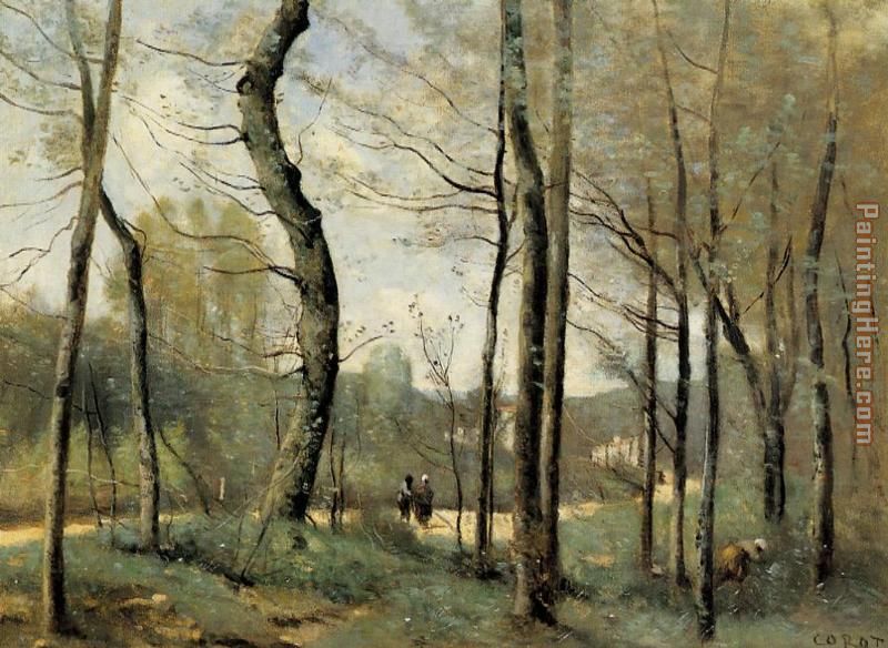 Jean-Baptiste-Camille Corot First Leaves, near Nantes